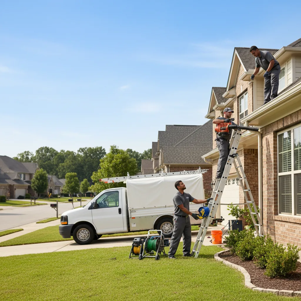 Home Gutter Service in Bleiblerville, TX near me